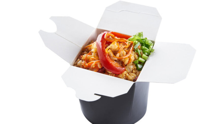 РИС WOK "С КУРИЦЕЙ, АНАНАСОМ В КИСЛО-СЛАДКОМ СОУСЕ"