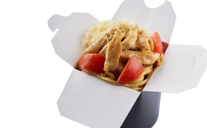 ЛАПША WOK "СЫРНЫЙ ЦЫПЛЕНОК "