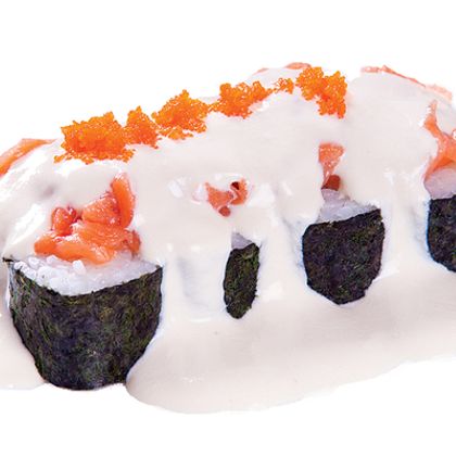 Теплый В СЛИВОЧНОМ СОУСЕ С ЛОСОСЕМ