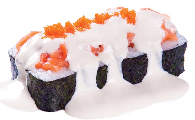 Теплый В СЛИВОЧНОМ СОУСЕ С ЛОСОСЕМ