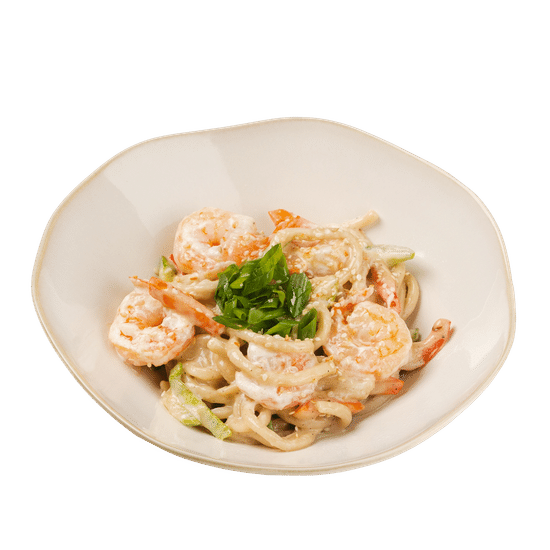 Удон со сливочным соусом