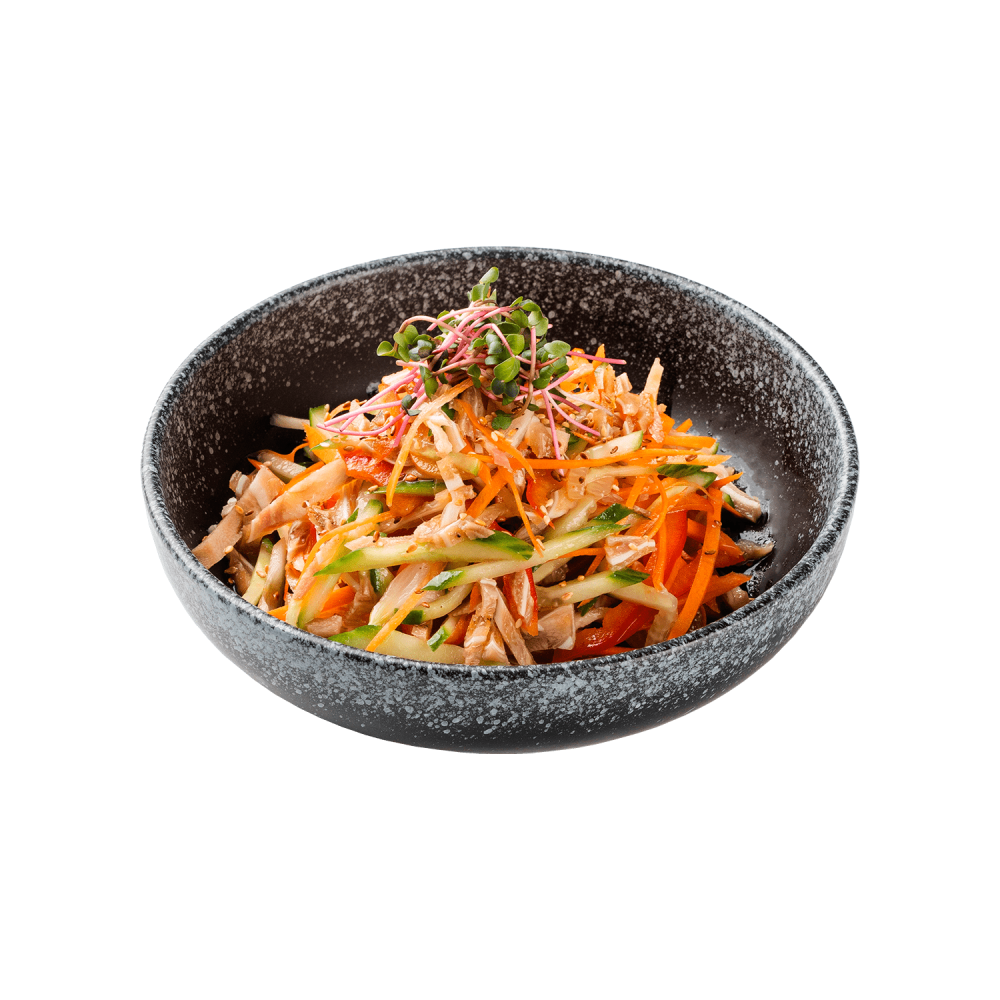 Китайский салат с ушками