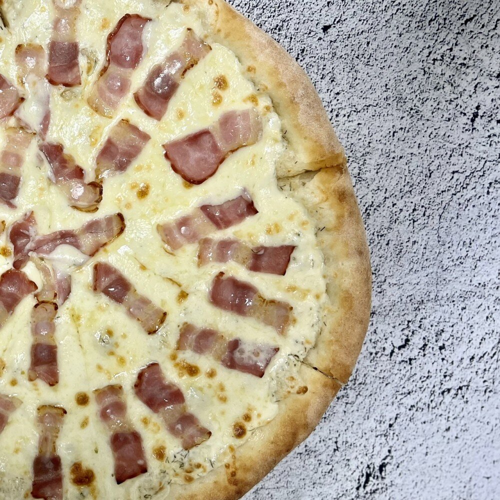 Пицца Сырные уголки с беконом