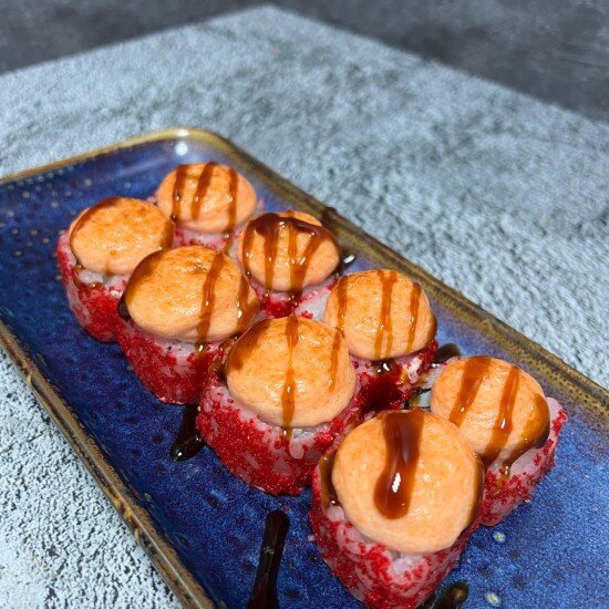 Абури с гребешком