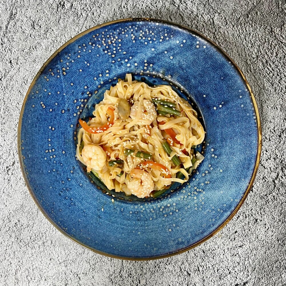 Лапша под соусом под-тай