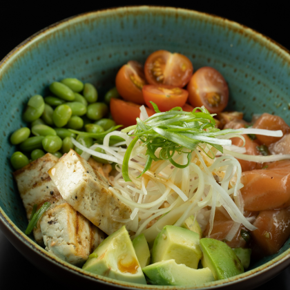 Поке с лососем