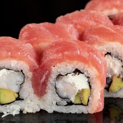 Фила туна с креветкой