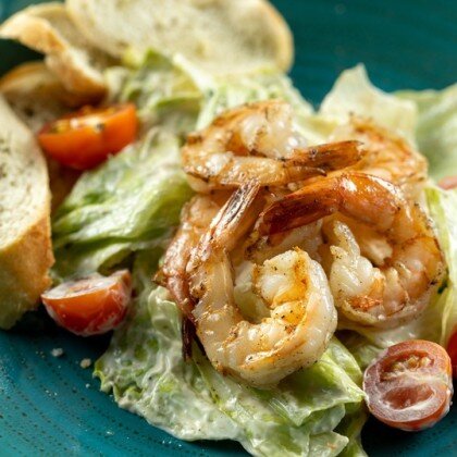 Цезарь с креветками