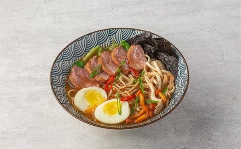 Рамен с уткой