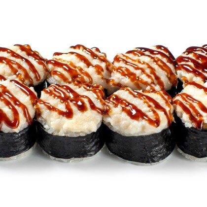 Запеченный гребешок ролл