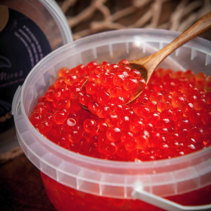 Икра кеты, Охотск