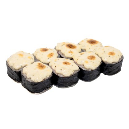 Запеченный с креветками