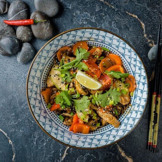 Яки Соба с курицей