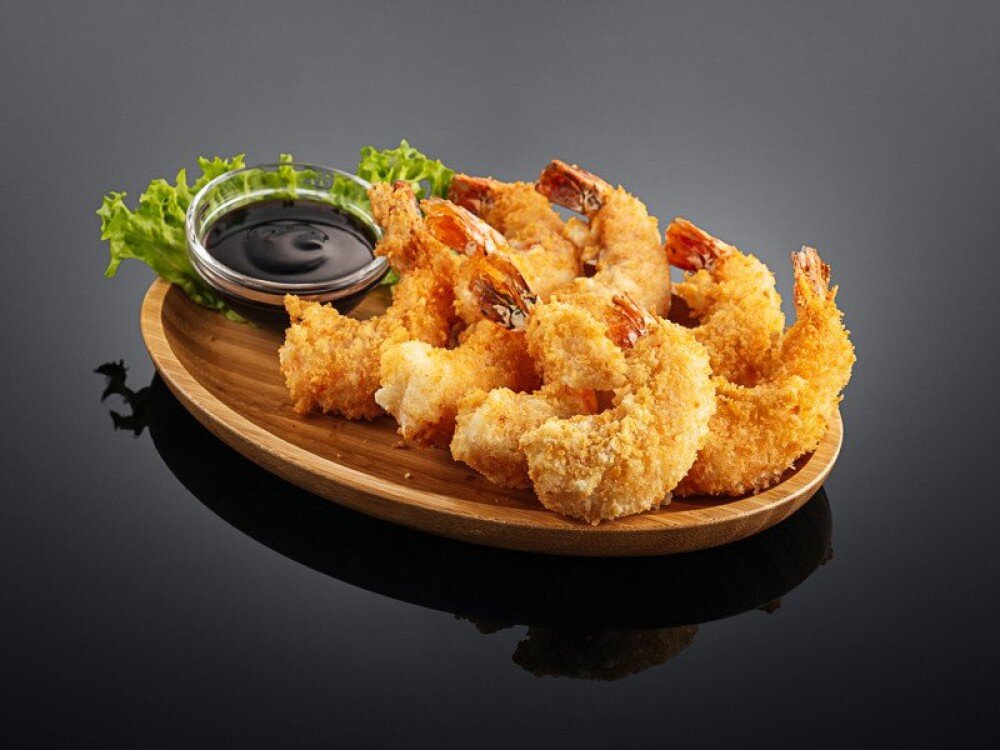 Креветки в кляре