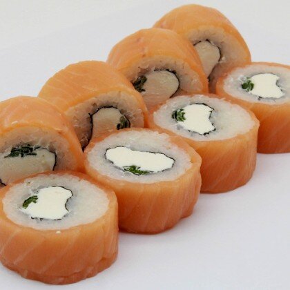 Ролл "Филадельфия с зеленым луком"