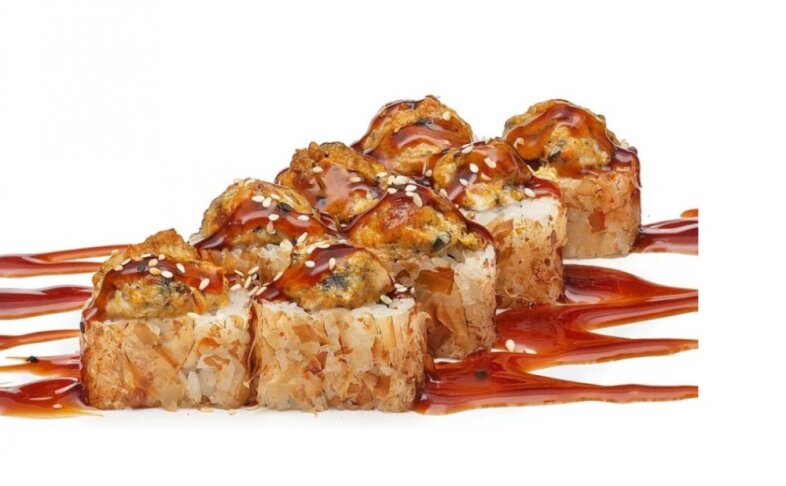 БОНИТО С МИДИЯМИ ЗАПЕЧЕННЫЙ