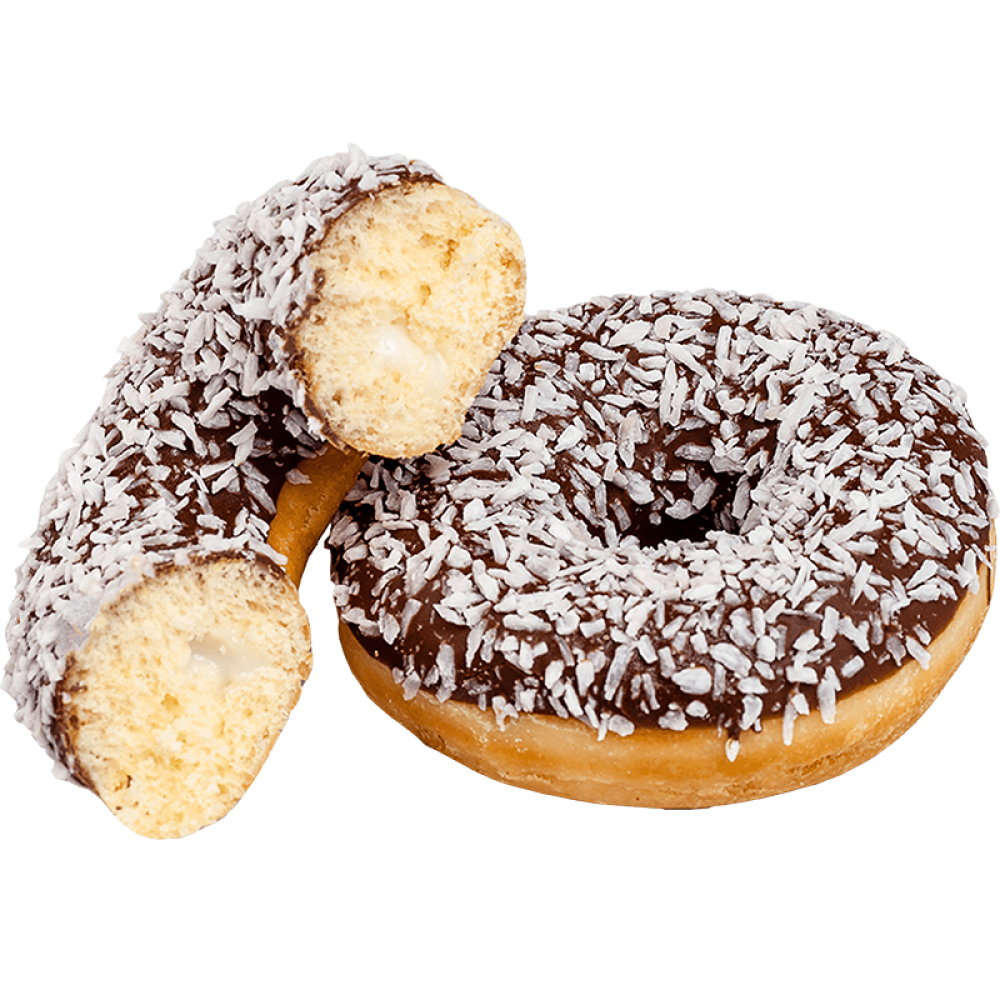 Пончик  кокосовой начинкой