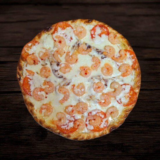 АТЛАНТИДА С КРЕВЕТКАМИ (Двойная пицца)