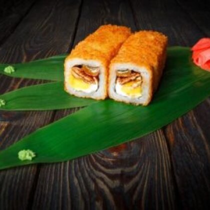 Ролл «Жареный с угрем»