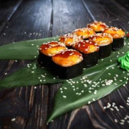 Ролл «Запеченные с курицей»