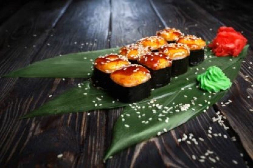 Ролл «Запеченные с крабом»