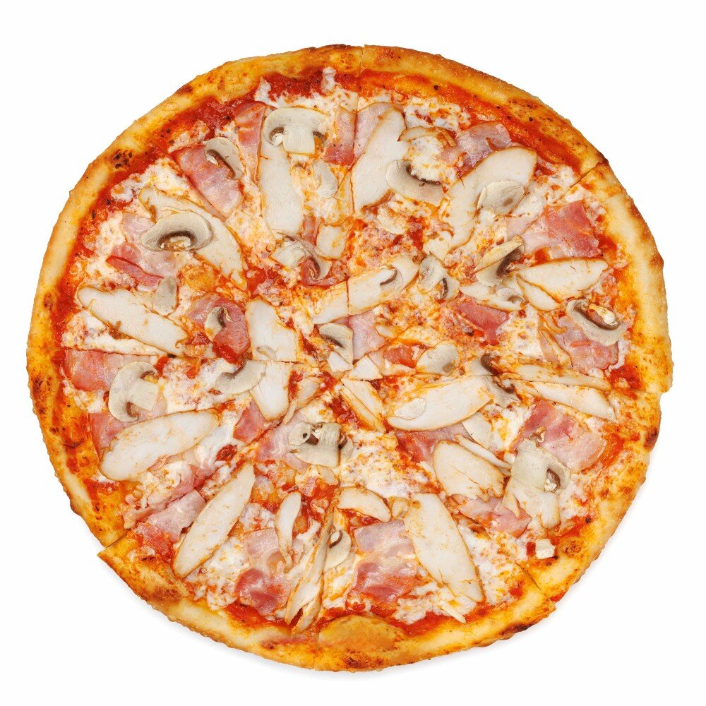 С курицей и беконом