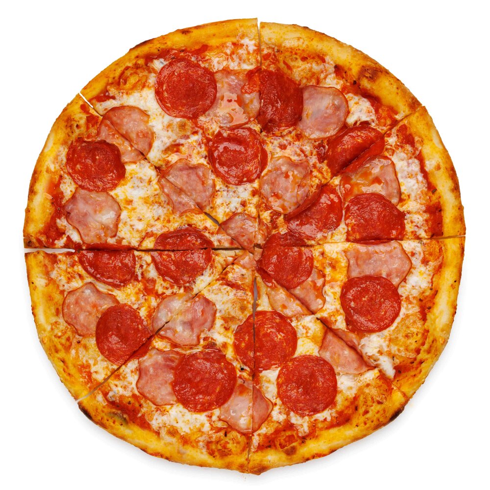 С ветчиной и пепперони