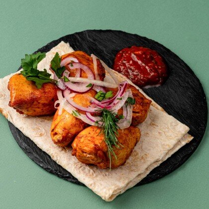 Шашлык из филе куриной грудки