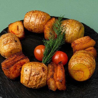 Картошка с салом