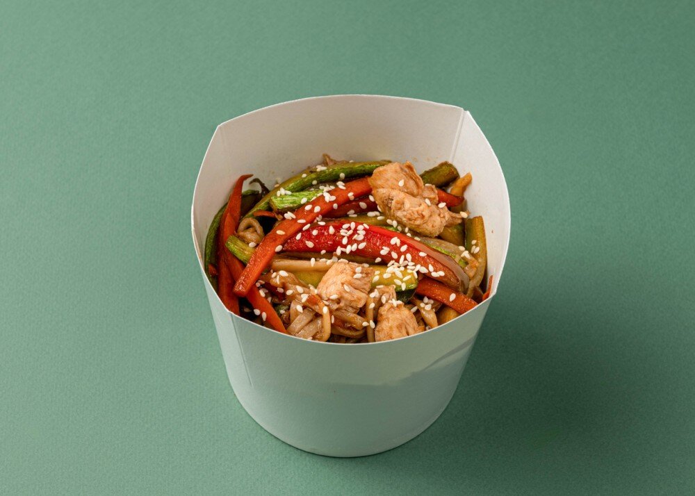 Wok с курицей