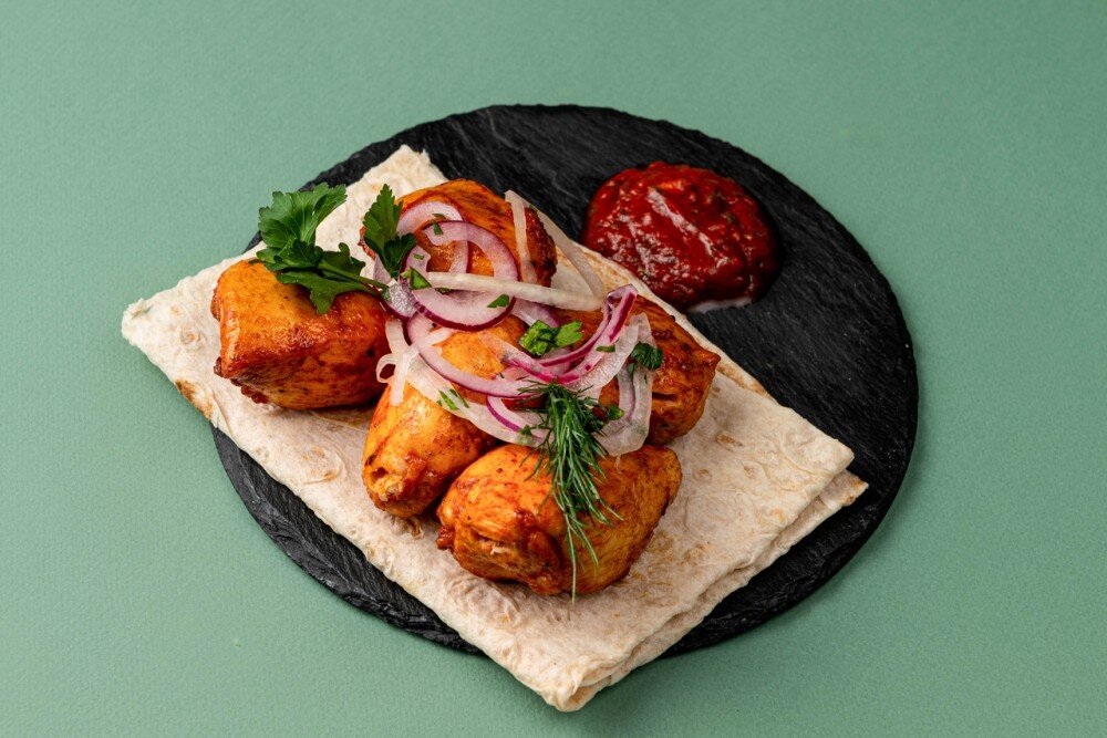 Шашлык из филе куриной грудки