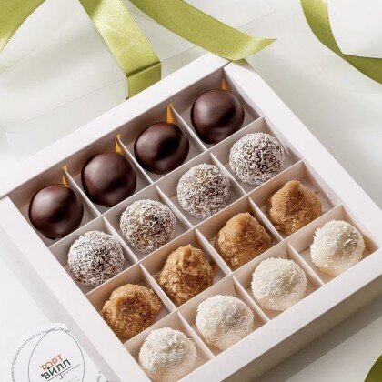 Набор из 16 пп-конфет трюфелей