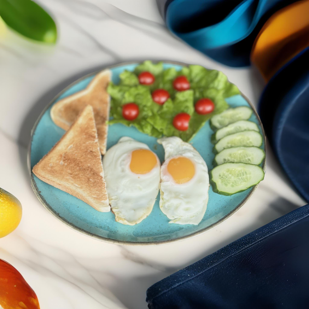 Яичница с тостами