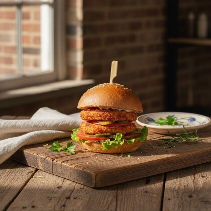 Двойной Чиккен Бургер