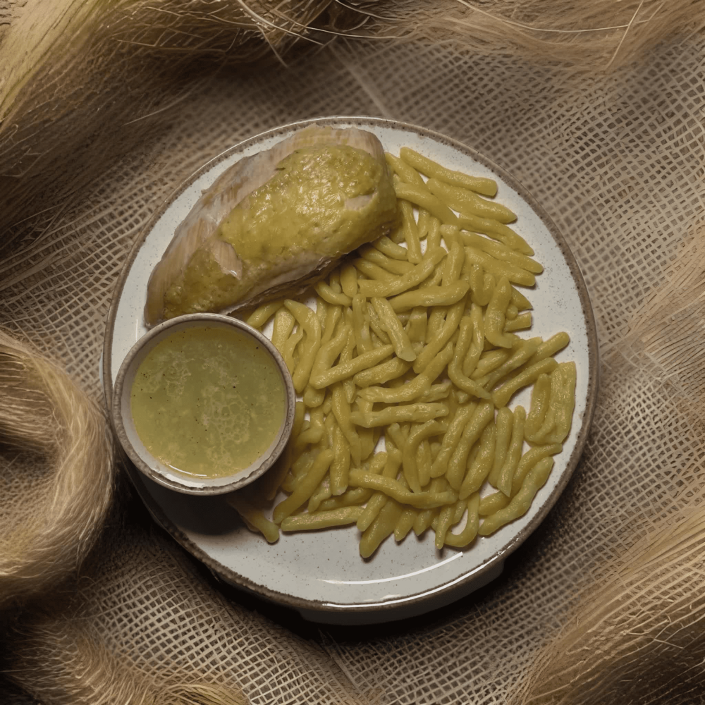 Галушки с курицей (грудка)