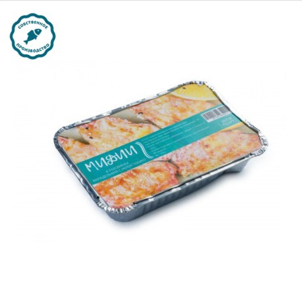 Мидии в соусе филадельфия-тобико в раковинах 175 гр