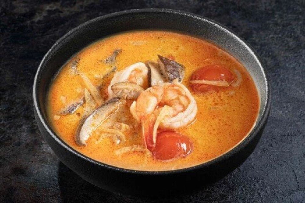 Суп Том Ям с рисом