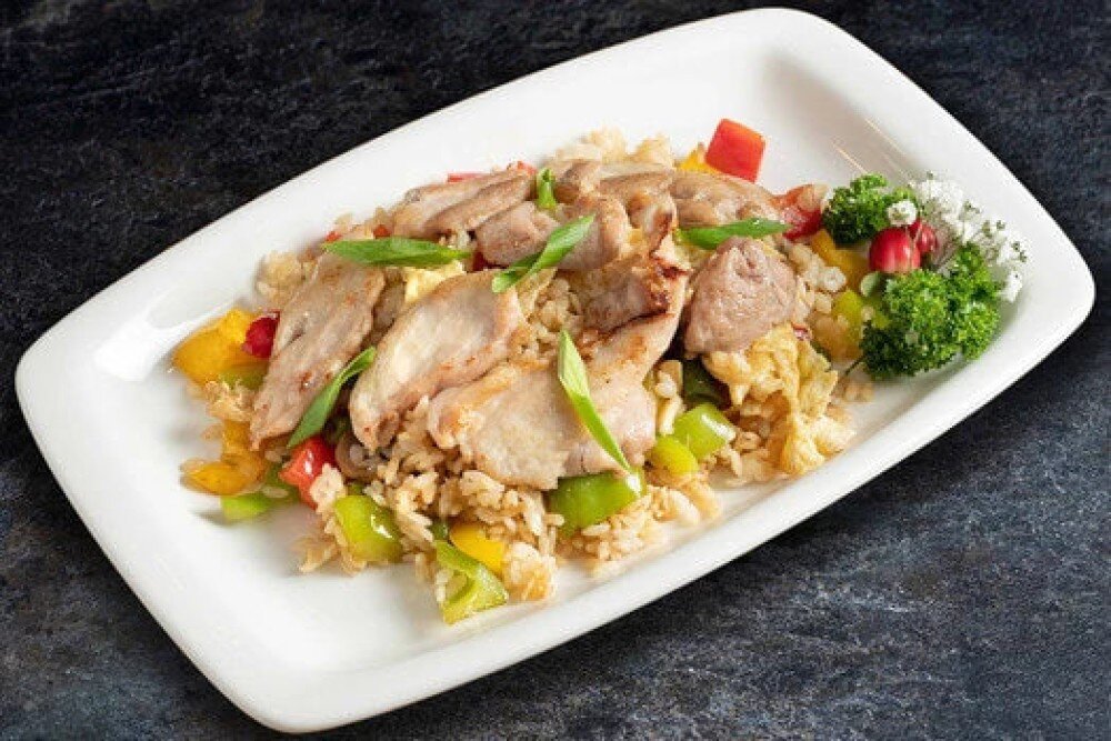 Тепаньяки рис с курицей