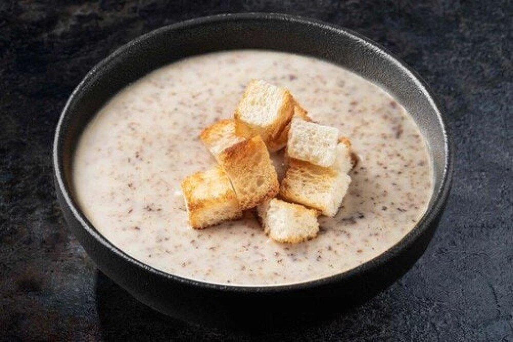 Крем суп грибной