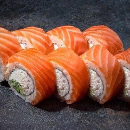 Филадельфия с лососем и крабом