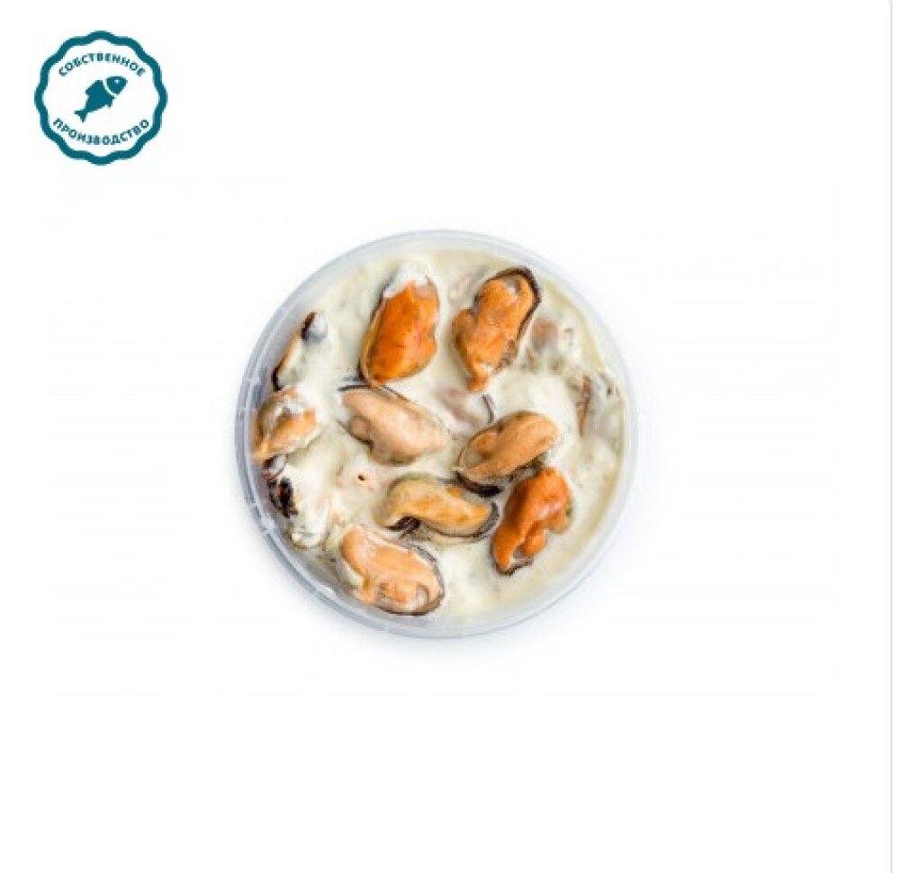 Мидии в тартар соусе 100 гр