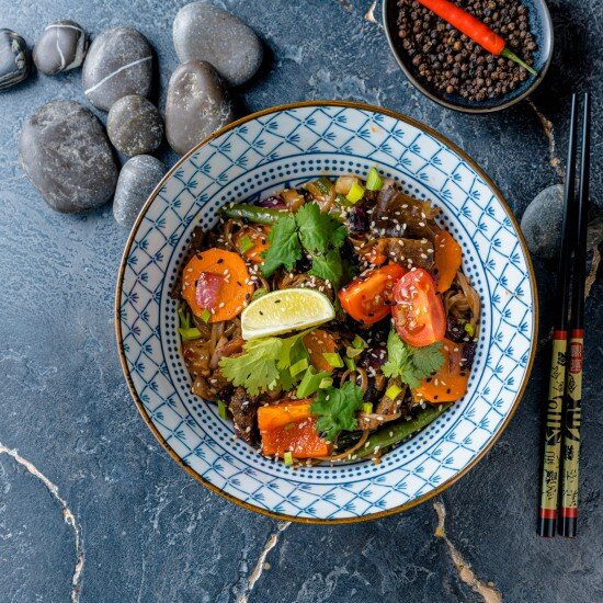 Яки Соба с говядиной