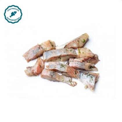 Кусочки сельди в масле с укропом, кг