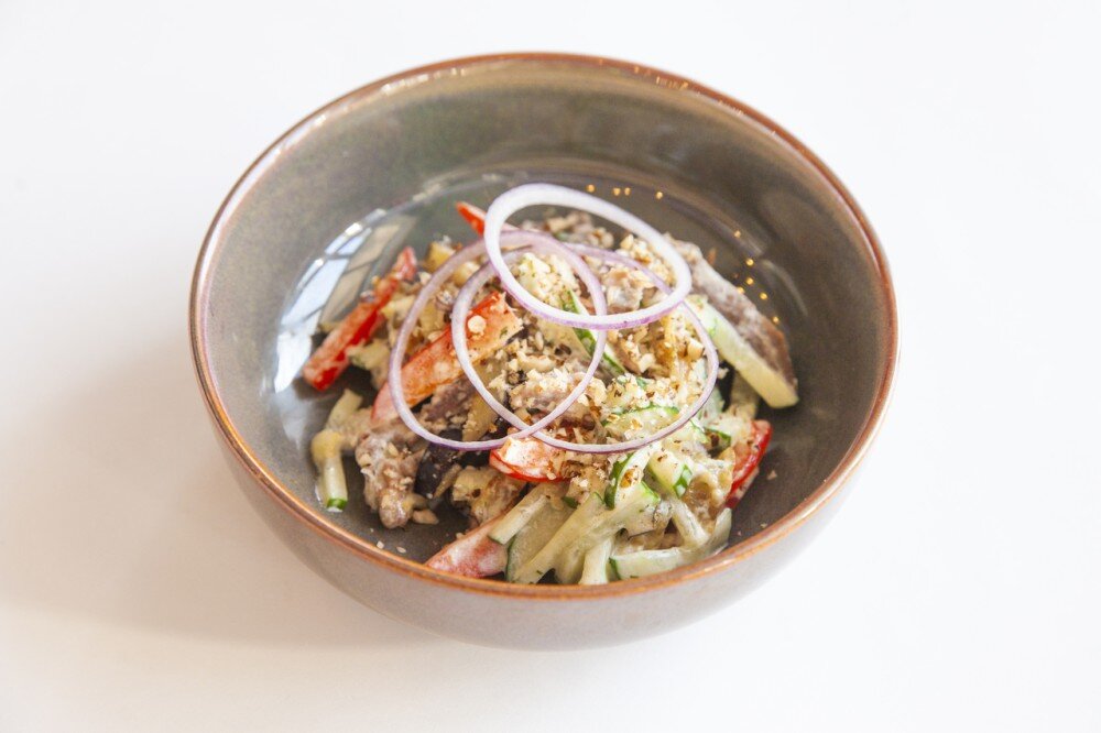 Горский с баклажаном фри