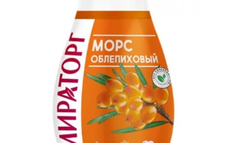 Морс облепиховый с медом