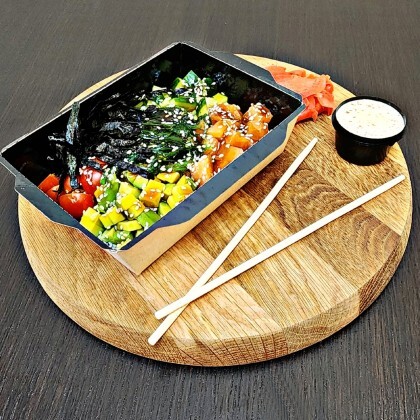 Поке с лососем