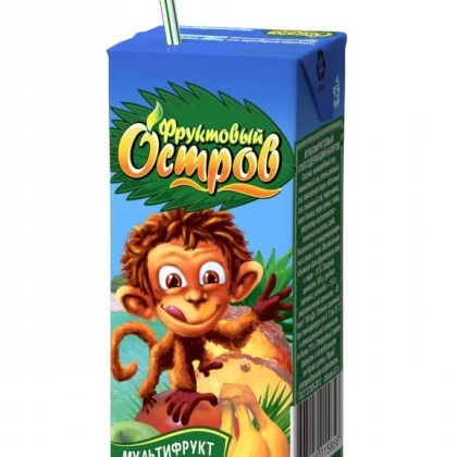 Сок "Фруктовый остров" мультифруктовый