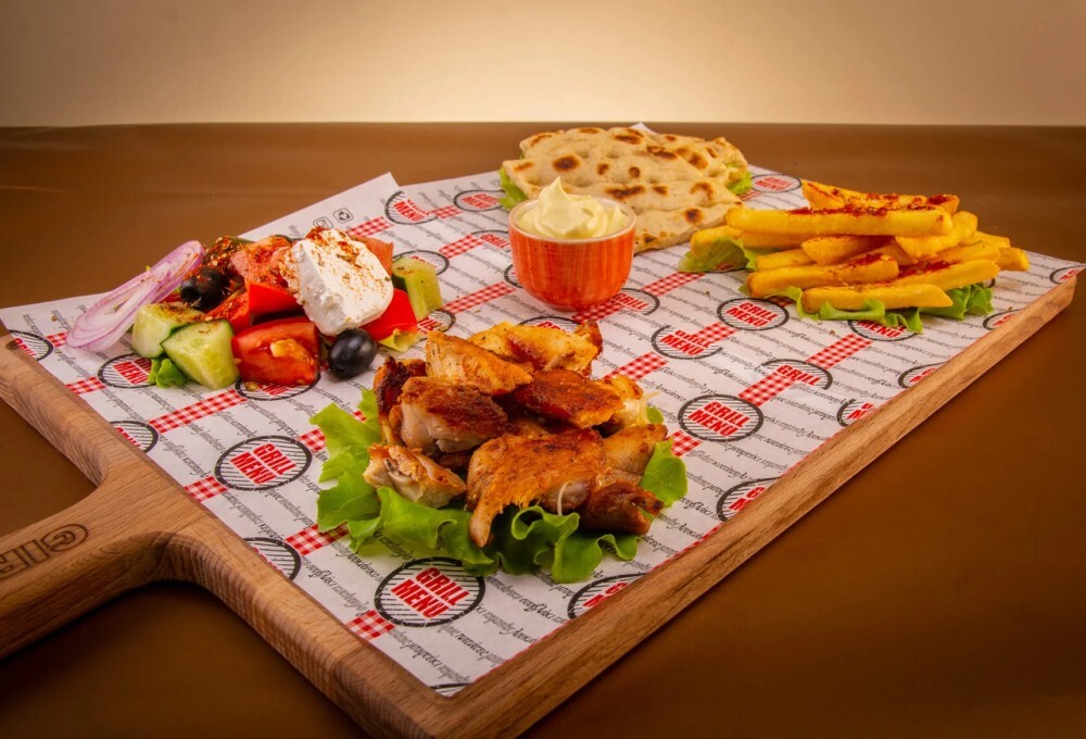 Порционный гирос с курицей