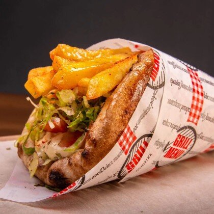 Гирос курица и грибы