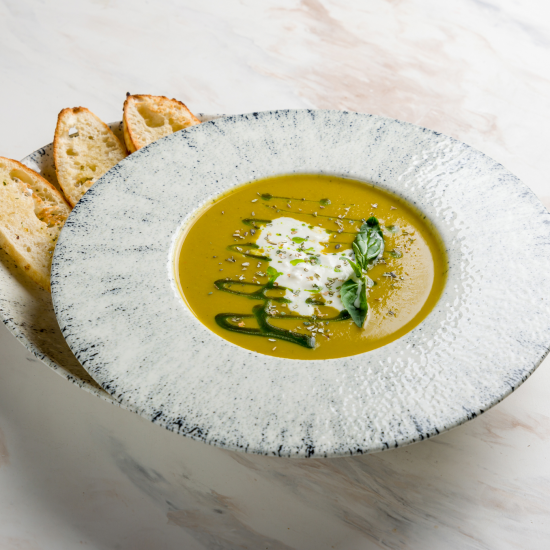 Суп брокколи-страчателла